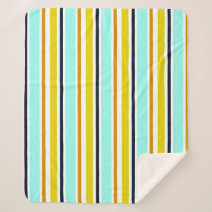 Abstrakt gestrichener Hintergrund mit Farbstreifen Sherpadecke