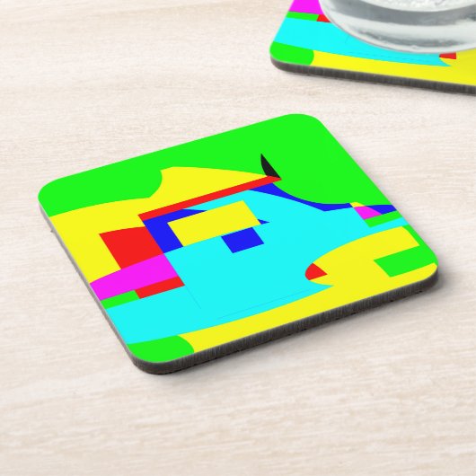 Abstrakt Getränkeuntersetzer (Linke Seite)