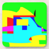 Abstrakt Getränkeuntersetzer (Vorderseite)