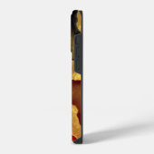 Abstrakt Gilded Agate iPhone Hülle (Linke Seite)