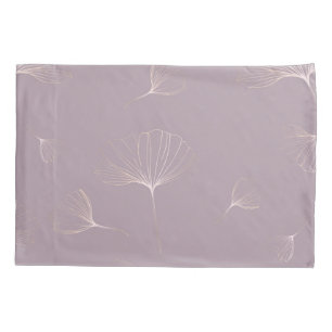 Abstrakt Ginkgo Biloba Botanische Rose Gold Kissenbezug