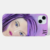 Abstrakt Girl Personalisiert Case-Mate iPhone Hülle (Rückseite (Horizontal))
