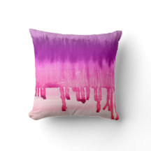 Abstrakt Girl Pink Lila Watercolor Ombre Design