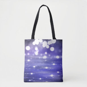 Abstrakt glänzende violette Hintergrundgrafik Tasche