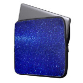 Abstrakt glänzender Glitzer-Hintergrund Laptopschutzhülle (Vorderseite Links)
