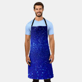 Abstrakt glänzender Glitzer-Hintergrund Schürze (Getragen)
