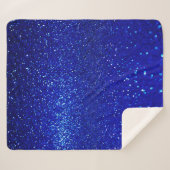 Abstrakt glänzender Glitzer-Hintergrund Sherpadecke (Vorderseite (Horizontal))