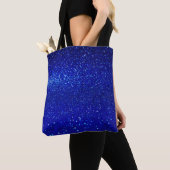 Abstrakt glänzender Glitzer-Hintergrund Tasche (Von Nahem)