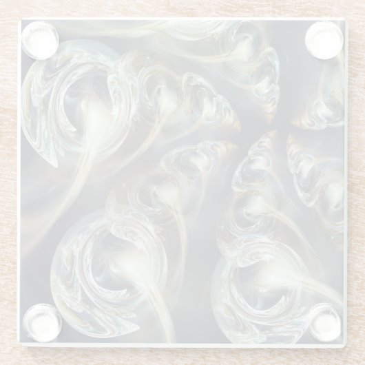 Abstrakt Glasuntersetzer (Rückseite)