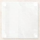 Abstrakt Glasuntersetzer (Rückseite)