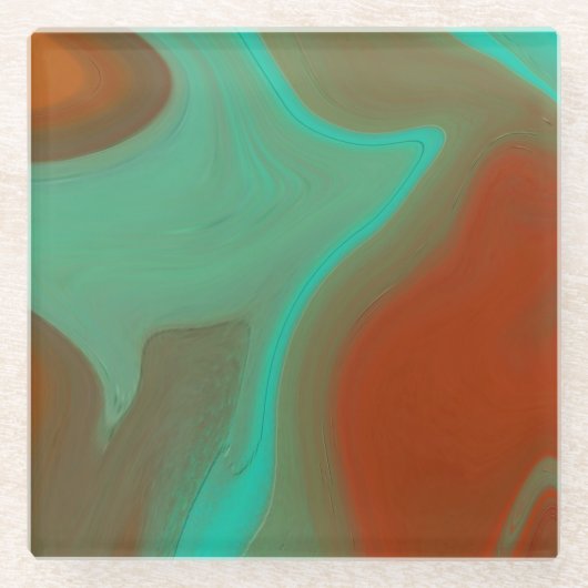 abstrakt glasuntersetzer (Vorderseite)