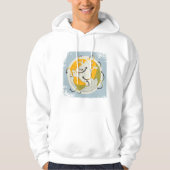 Abstrakt Globe Mens Hoodie (Vorderseite)