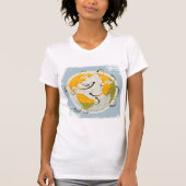 Abstrakt Globe Womens T - Shirt (Vorderseite)
