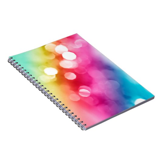 Abstrakt Glow Spiral Notebook Notizblock (Rechte Seite)
