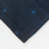 Abstrakt glühender Hintergrund Fleecedecke (Ecke)