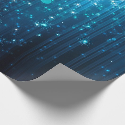 Abstrakt glühender Hintergrund Geschenkpapier (Ecke)