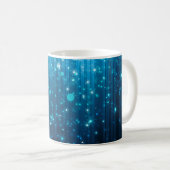 Abstrakt glühender Hintergrund Kaffeetasse (VorderseiteRechts)