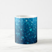 Abstrakt glühender Hintergrund Kaffeetasse (Mittel)