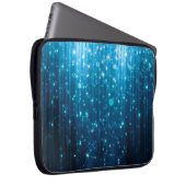 Abstrakt glühender Hintergrund Laptopschutzhülle (Vorne Rechts)