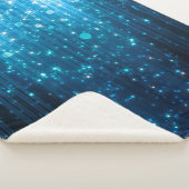 Abstrakt glühender Hintergrund Sherpadecke (3/4)