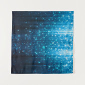 Abstrakt glühender Hintergrund Wandteppich (Vorderseite (Horizontal))