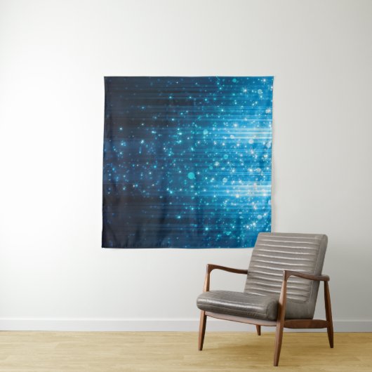 Abstrakt glühender Hintergrund Wandteppich (Beispiel (Horizontal))