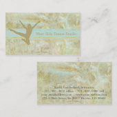 Abstrakt Gold Dancer Visitenkarte (Vorne/Hinten)