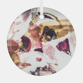 Abstrakt Gold Glitzern Kreative Kunst Ornament Aus Glas