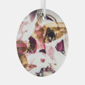 Abstrakt Gold Glitzern Kreative Kunst Ornament Aus Glas (Vorderseite Rechts)