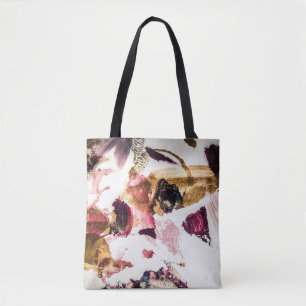 Abstrakt Gold Glitzern Kreative Kunst Tasche