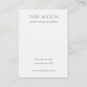 Abstrakt-Gold-Lila-Logo-Band-Bildschirm Visitenkarte (Rückseite)