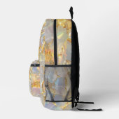 Abstrakt Gold Opal Gemstone Girls Bedruckter Rucksack (Rechts)