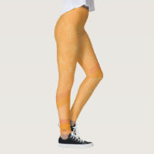 Abstrakt Gold Orange Leggings (Rechts)