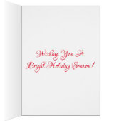 Abstrakt Gold Red Ribbon Weihnachtsbaum Custom (Innen (Rechts))