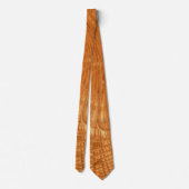 Abstrakt Golden Waves Neck Tie Gold Krawatte (Rückseite)