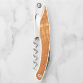 Abstrakt Golden Waves Waiter's Corkschraube Kellnermesser (Vorderseite)