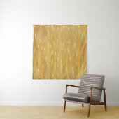 Abstrakt goldgelb mit Glitzer Wandteppich (Beispiel)