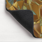 abstrakt goldgelb mousepad (Ecke)