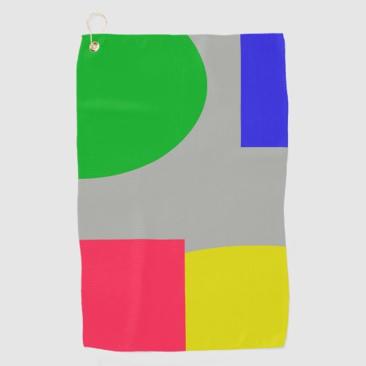Abstrakt Golfhandtuch (Vorderseite)