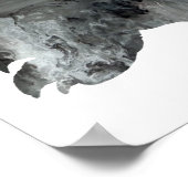 Abstrakt Gopher-Silhouette Poster (Ecke)