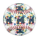 Abstrakt Gorilla Baseball (Rückseite)