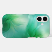 Abstrakt Gradient Green und Blue Case-Mate iPhone Hülle (Rückseite (Horizontal))
