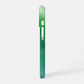 Abstrakt Gradient Green und Blue iPhone 16 Hülle (Linke Seite)