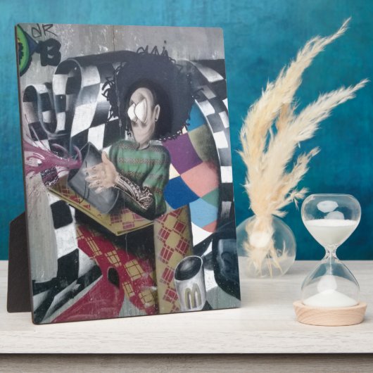 Abstrakt Graffiti Artwork Fotoplatte (Seite)