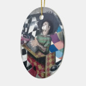 Abstrakt Graffiti Artwork Keramik Ornament (Links)