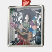 Abstrakt Graffiti Artwork Ornament Aus Metall (Links)