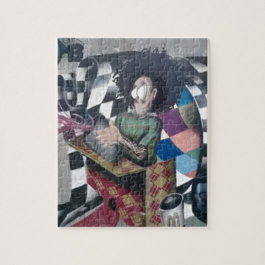 Abstrakt Graffiti Artwork Puzzle (Vertikal)