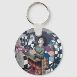 Abstrakt Graffiti Artwork Schlüsselanhänger