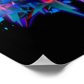 Abstrakt Graffiti Poster (Ecke)