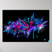 Abstrakt Graffiti Poster (Vorne)